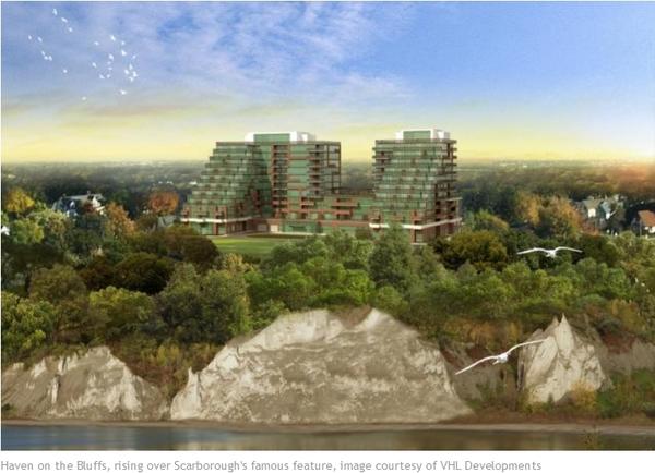 Haven on the Bluffs condos, Toronto by VHL Developments
